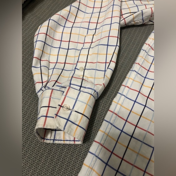 Paul & Shark Yachting Button Up Shirt 43 Men’s XL Checkered‎ - Picture 4 of 9